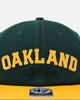 47 Brand Oakland Athletics 'The City Block Collection' Club Legacy '47 Captain Snapback Dark Green
