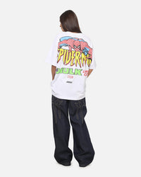 73Studio Marvel The Hulk Lashes Out All Over Print T-Shirt White