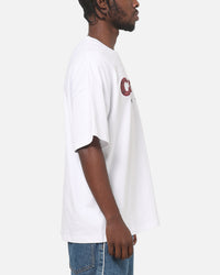 Carre Applique T-Shirt Solid White