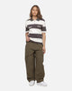 Carre Common Striped Polo Washed Black/Off White