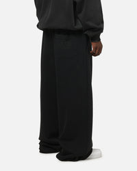 Saint Morta Distressed Baggy Sweatpants Black Wash