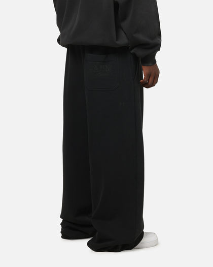 Saint Morta Distressed Baggy Sweatpants Black Wash