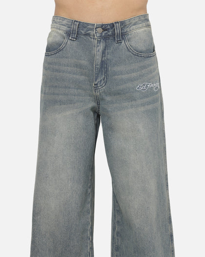 Ed Hardy Fireborn Jeans Mid Blue Denim