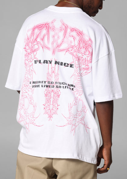 Loiter Dog Pound Vintage T-Shirt White
