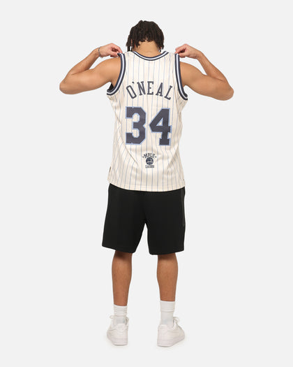 Mitchell & Ness Los Angeles Lakers Shaquille O'Neal #34 Playoff Energy Swingman Jersey Off White