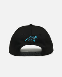 New Era Carolina Panthers 'Upside Down Logo' 9FORTY A-Frame Snapback Black
