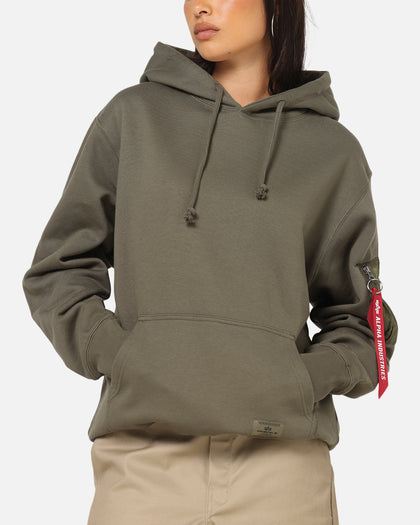 Alpha Industries Utility Pocket Hoodie Green