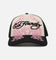 Ed Hardy Dragon Trucker Snapback Black/White