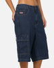 X-Large Baggy Cargo Denim 91 Shorts Dark Indigo