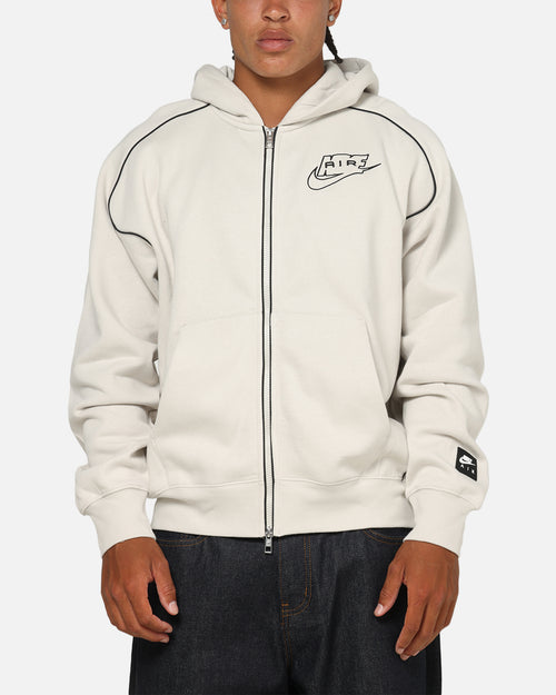 Nike Air Full-Zip Fleece Hoodie Light Bone/Black