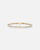 Philipp Plein Plein Tennis Royal Clear Crystal Bracelet Gold
