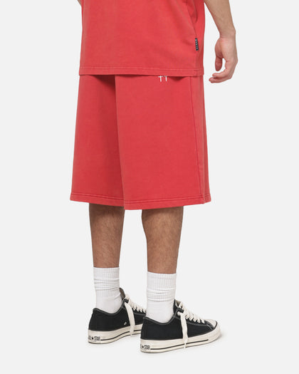 Saint Morta Scripted Baggy Shorts Vintage Washed Red