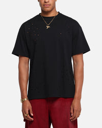 XXIII Distressed T-Shirt Black