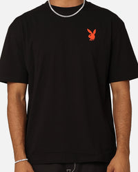 Playboy Bunny O Gothic Stack T-Shirt Black