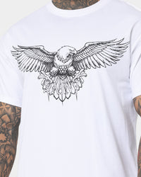 Saint Morta Bird Of Prey Lafayette T-Shirt White/Black