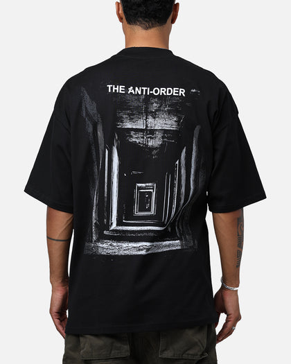 The Anti Order Endless Egress Mock T-Shirt Black