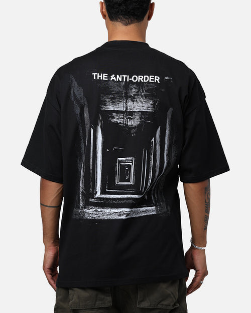 The Anti Order Endless Egress Mock T-Shirt Black