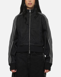 Adidas Women's Firebird Denim Track Jacket True Black