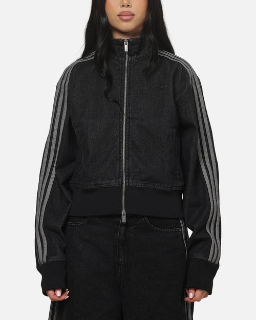Adidas Women's Firebird Denim Track Jacket True Black