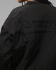 Loiter Hybrid Cropped Bomber Jacket Black