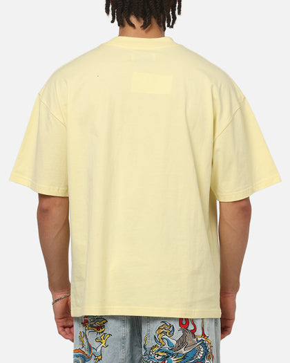 Ed Hardy Trinity Rhinestone T-Shirt Butter Yellow