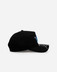 New Era Detroit Lions 'Spider Web Visor' 9FORTY A-Frame Snapback Black