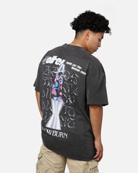 Loiter Slow Burn T-Shirt Black Wash