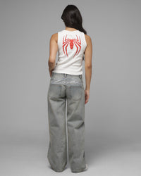 Loiter Marvel Spider-Man By Loiter Women's Spider Tank Off White