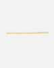 Saint Morta 6mm Iced Cuban Prong Bracelet Iced Gold