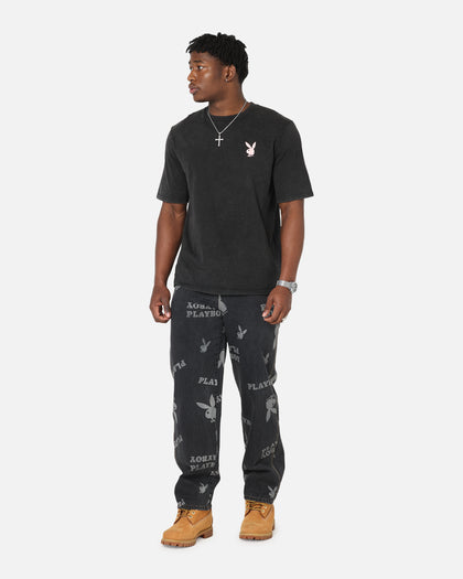 Playboy Mess Denim Jeans Washed Black