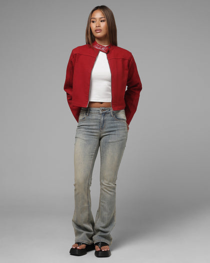 Loiter Women's Racer Denim Jacket