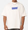 Carre Star Block Mock Neck T-Shirt Off White