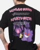 The Pokémon Collection By 73Studio Gengar Mimikyu T-Shirt Black Acidwash