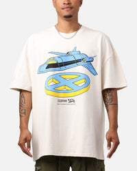 Marvel X-Men The Blackbird Heavyweight T-Shirt Off White