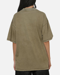 Represent Embellished Represent T-Shirt Vintage Khaki