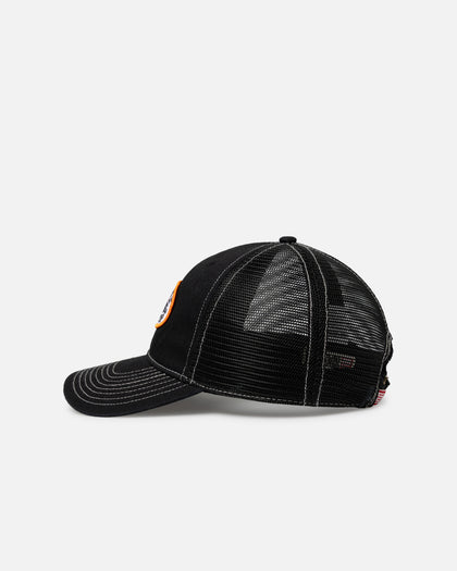 S Double Shop Relaxed Trucker Strapback Black