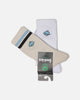 Foot-ies Cronulla-Sutherland Sharks Sneaker Socks 2 Pack Off White/White