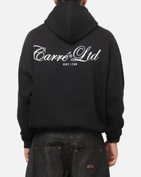 Carre Mini Script Hoodie Black