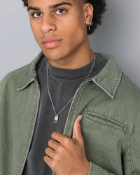 NXS Locked Out Necklace Stainless Steel