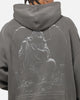 Saint Morta Divine Duty X Hoodie Washed Charcoal