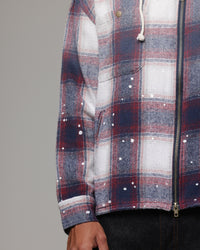 American Thrift Thrashed Flannel Deep Indigo
