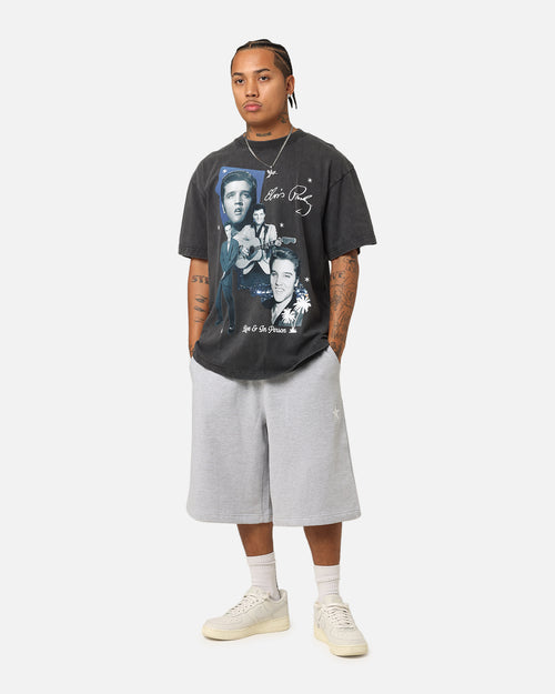 ID Supply Elvis Presley Live In LA T-Shirt Washed Black