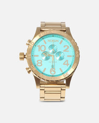 Nixon 51-30 Chrono Gold/Turquoise