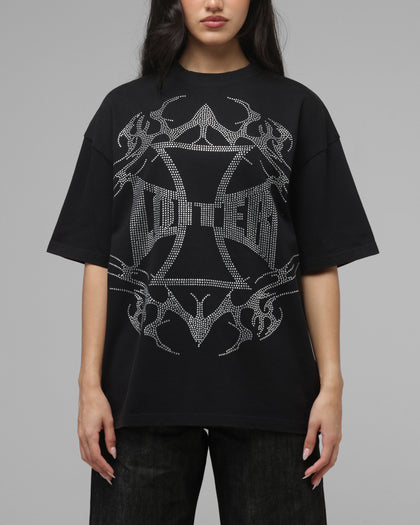 Loiter Cybercross T-Shirt Washed Black