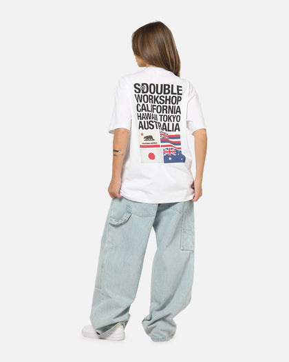 S Double Flags T-Shirt White