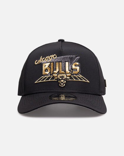 New Era Chicago Bulls 'Arcade Gold 10 Year Anniversary' 9FORTY A-Frame Snapback Black/Gold