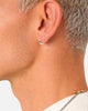 Saint Morta Classic Hoop Earring Silver