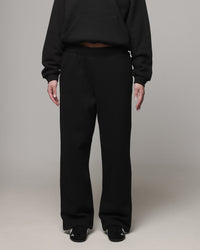 American Thrift Women's Straight Leg Trackpants Black