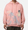Lifted Anchors "Wimbledon" Henley Hoodie Dust Rose