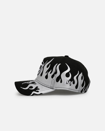 New Era Chicago Cubs 'Metallic Flames' 9FORTY A-Frame Snapback Black/Silver